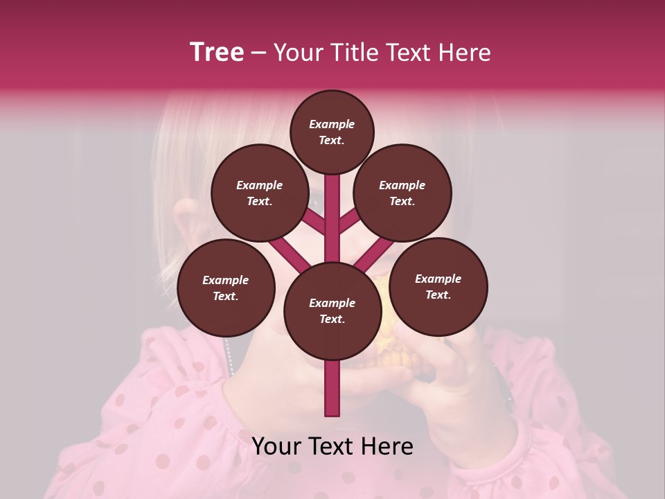 Lifestyle Caucasian Vegetable PowerPoint Template