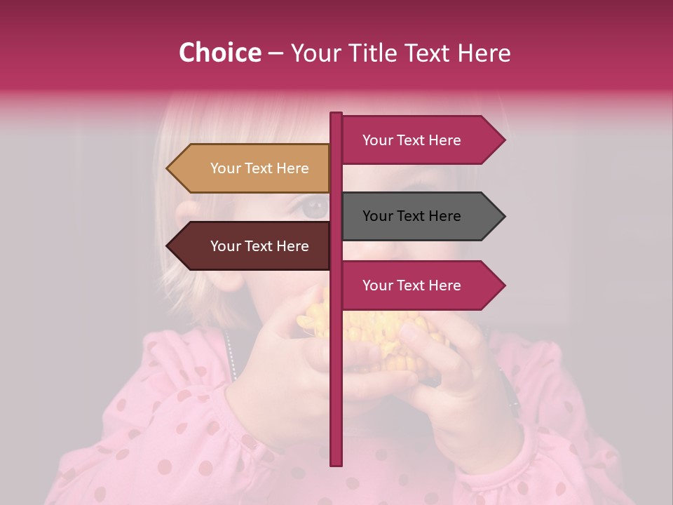 Lifestyle Caucasian Vegetable PowerPoint Template