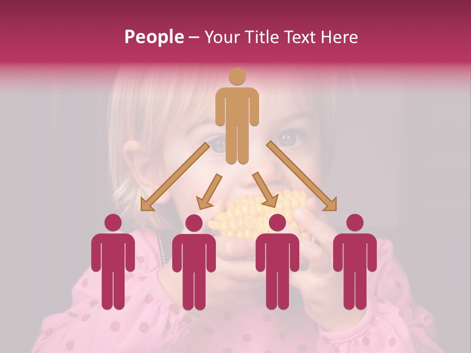 Lifestyle Caucasian Vegetable PowerPoint Template