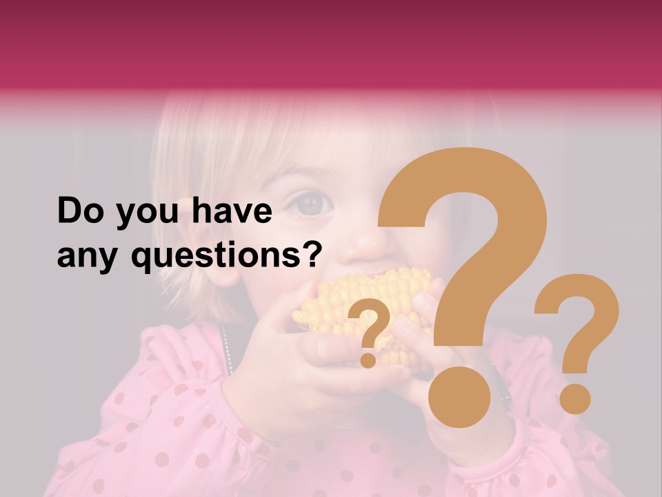 Lifestyle Caucasian Vegetable PowerPoint Template