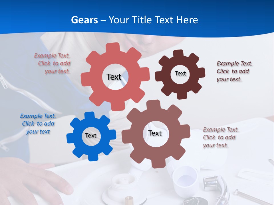 Equipment Caucasian Kitchen PowerPoint Template