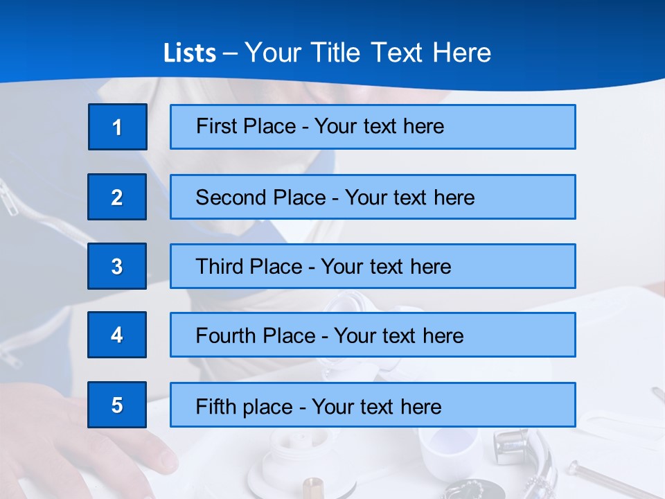 Equipment Caucasian Kitchen PowerPoint Template