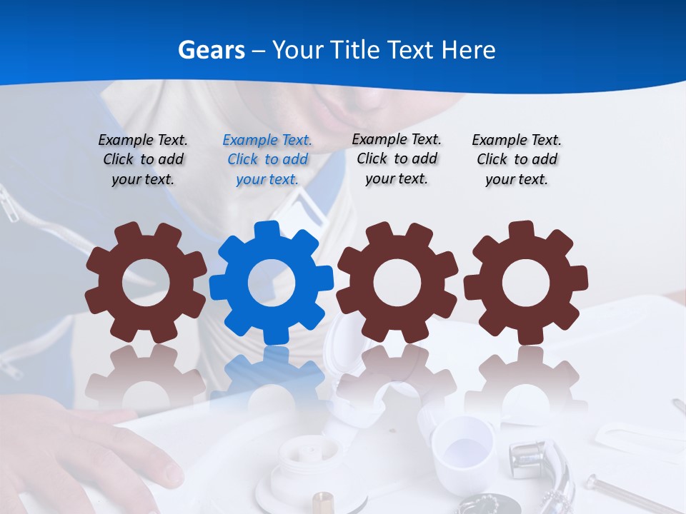 Equipment Caucasian Kitchen PowerPoint Template