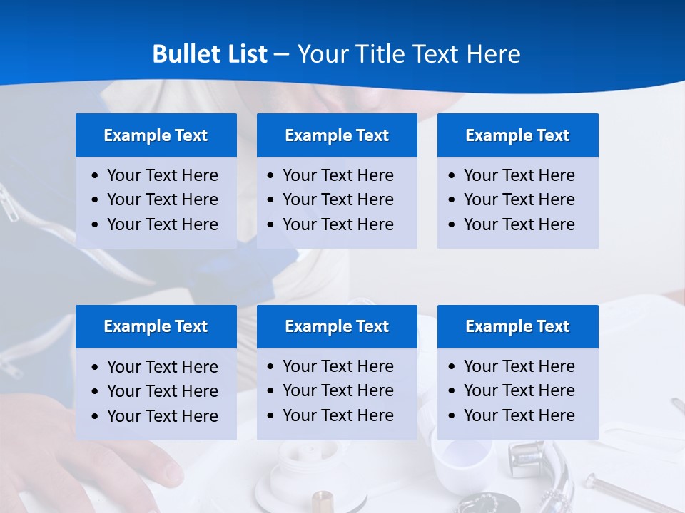 Equipment Caucasian Kitchen PowerPoint Template