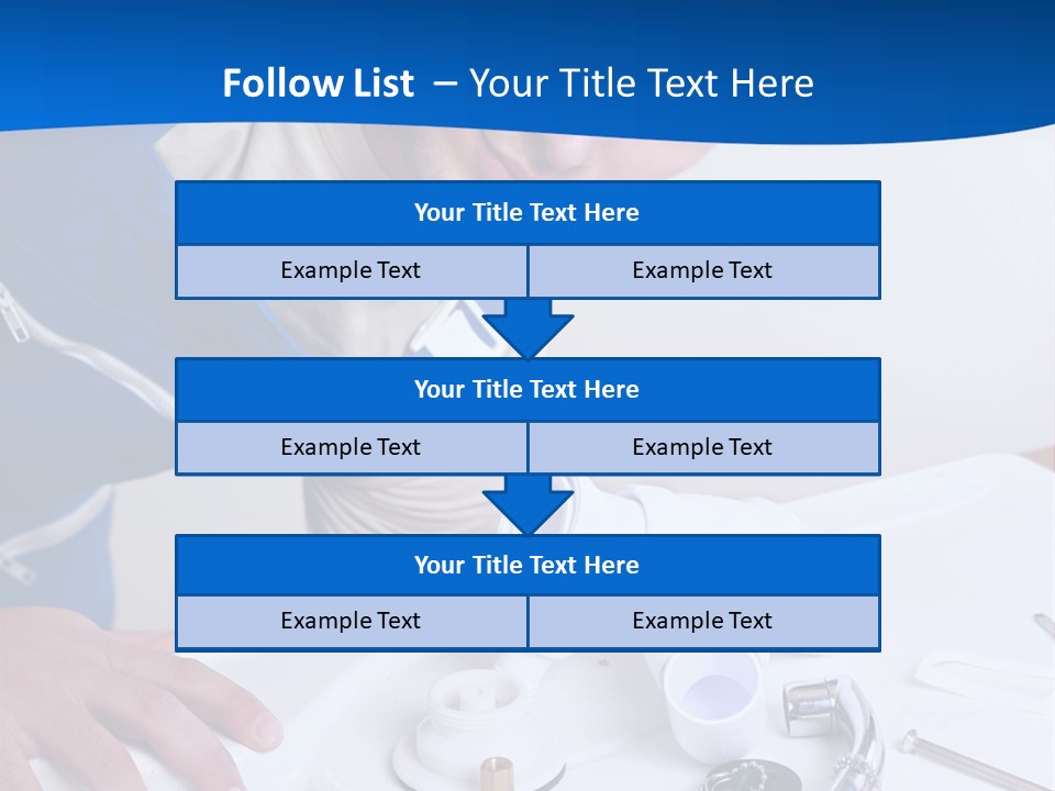 Equipment Caucasian Kitchen PowerPoint Template
