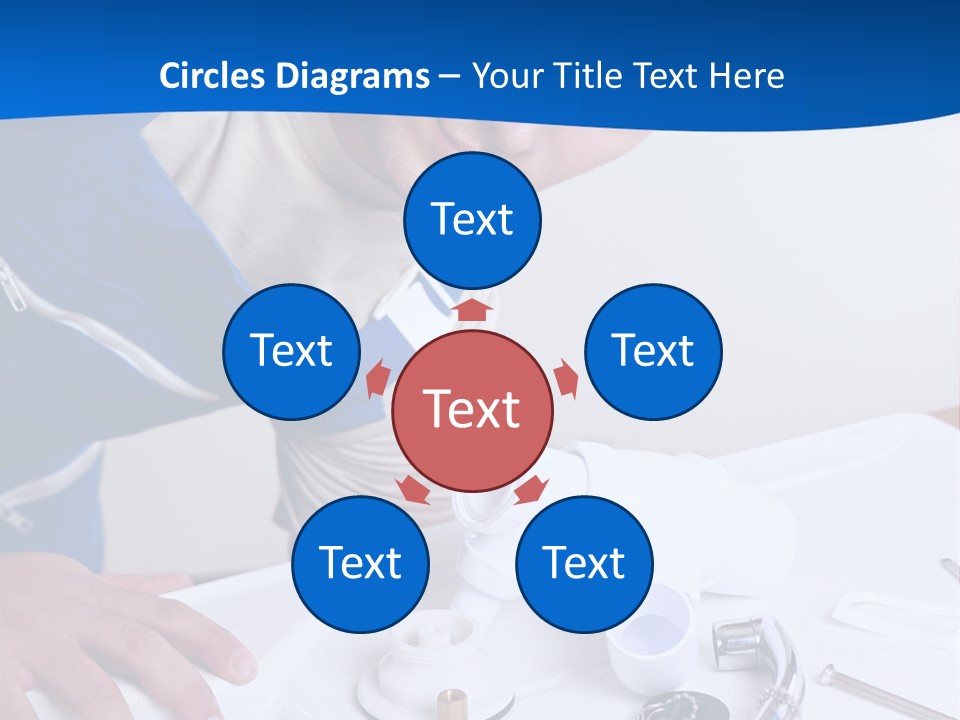 Equipment Caucasian Kitchen PowerPoint Template