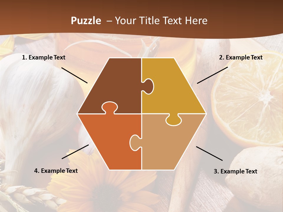 Rustic Table Healthy PowerPoint Template