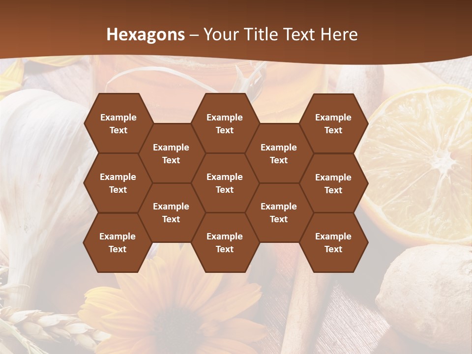 Rustic Table Healthy PowerPoint Template