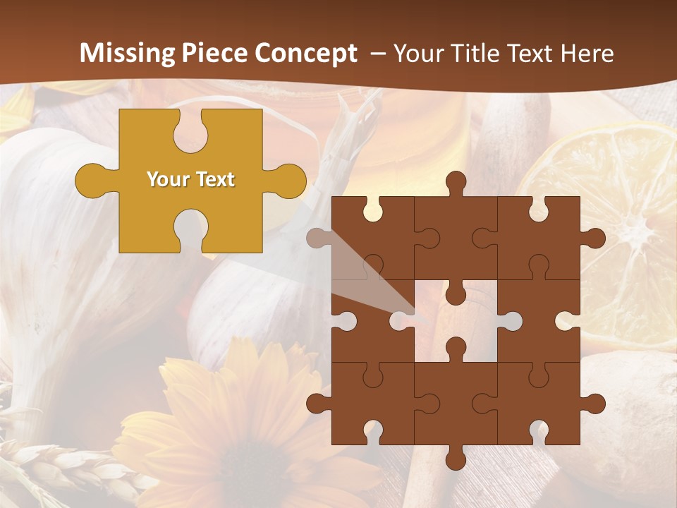 Rustic Table Healthy PowerPoint Template