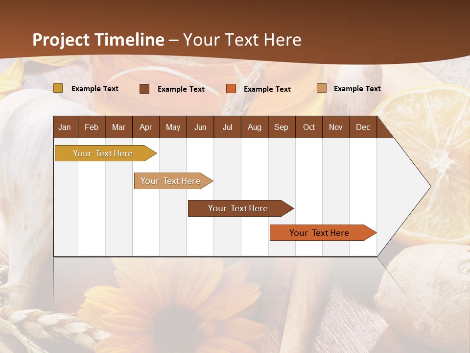 Rustic Table Healthy PowerPoint Template