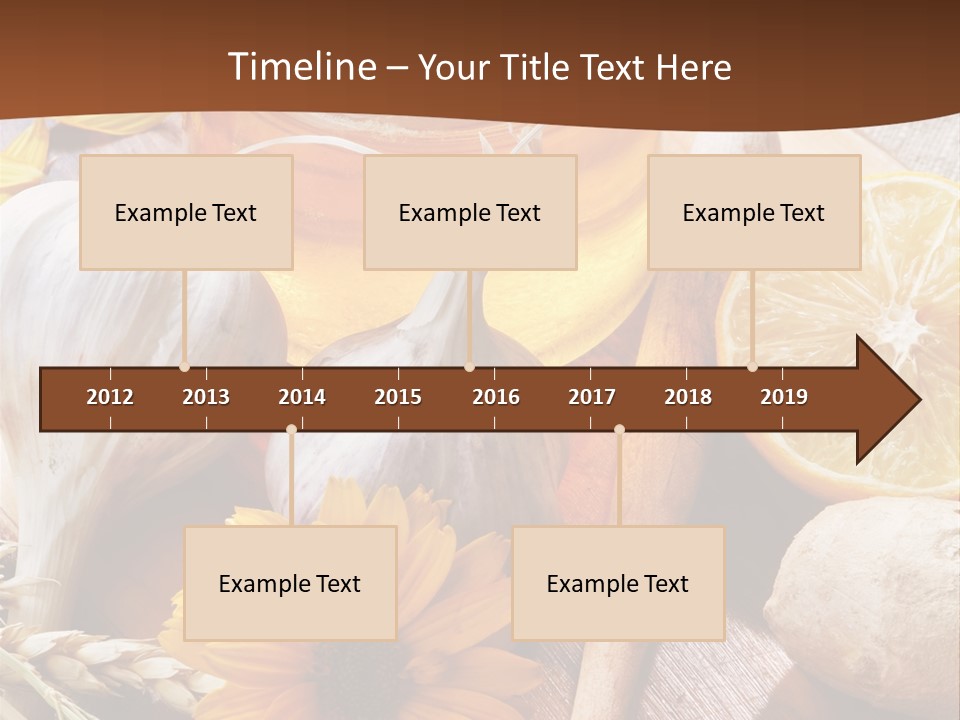 Rustic Table Healthy PowerPoint Template