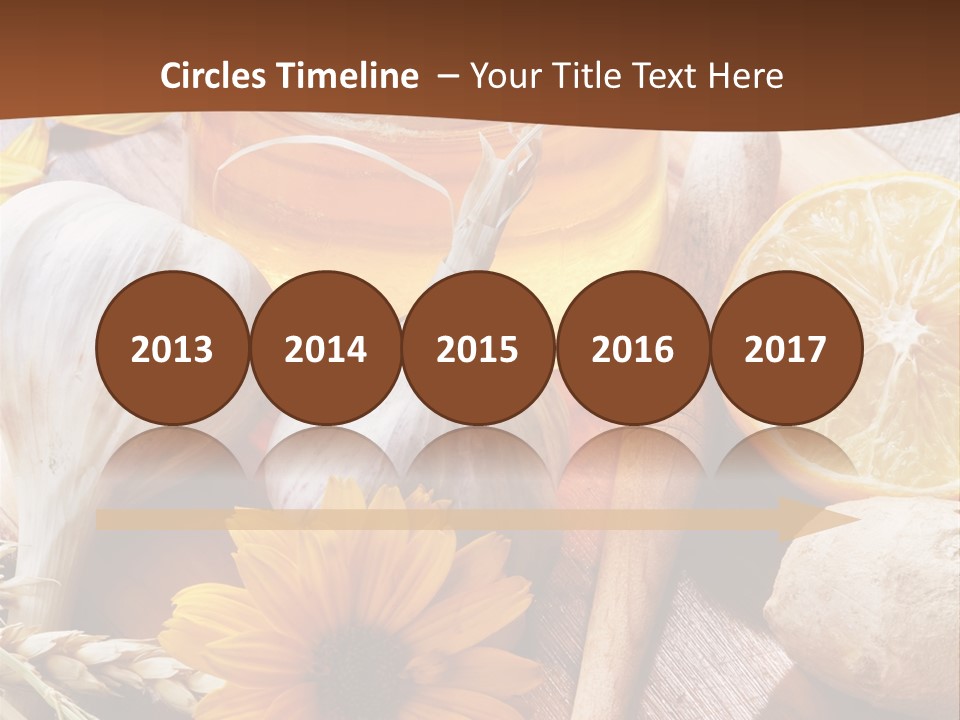 Rustic Table Healthy PowerPoint Template