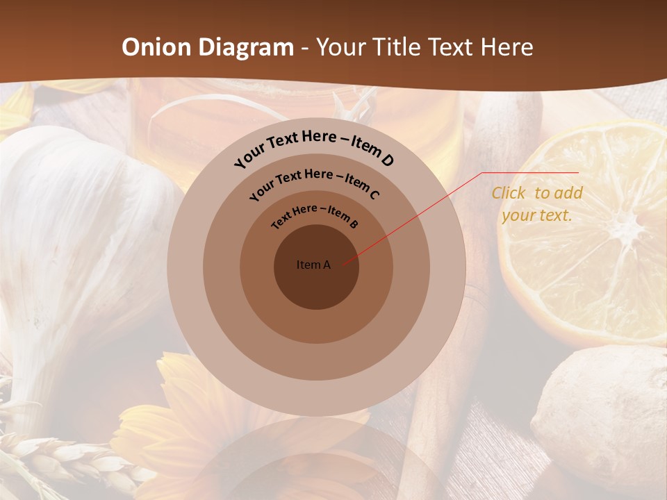 Rustic Table Healthy PowerPoint Template