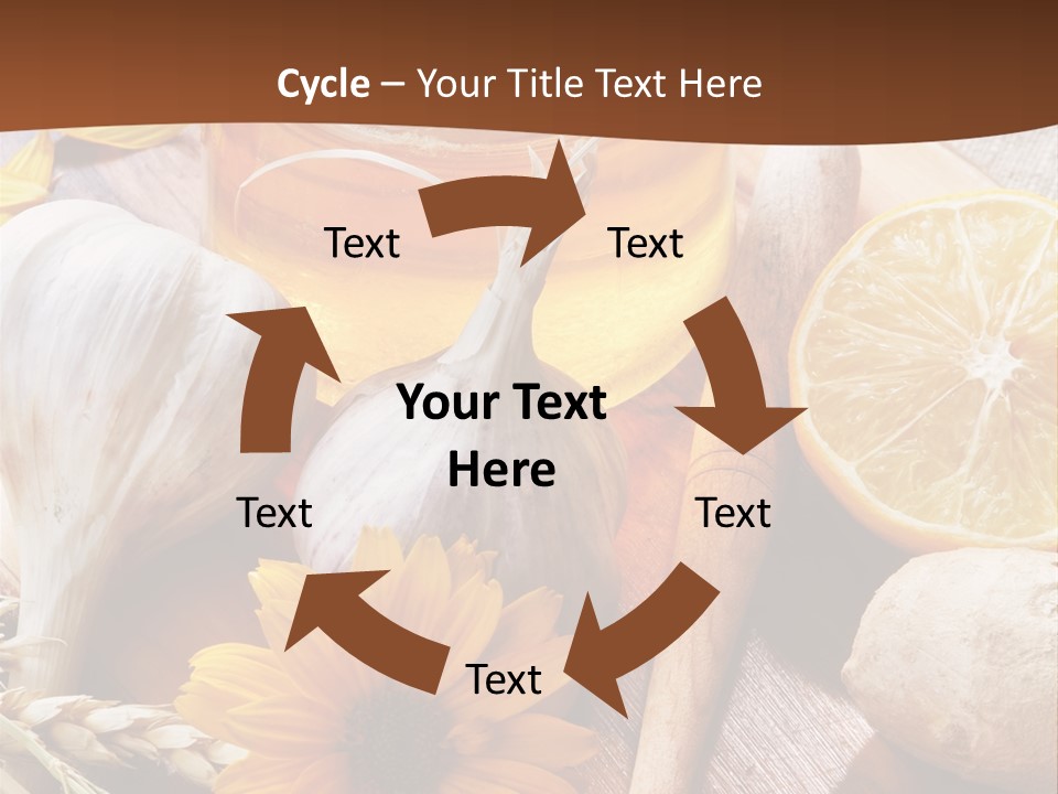 Rustic Table Healthy PowerPoint Template