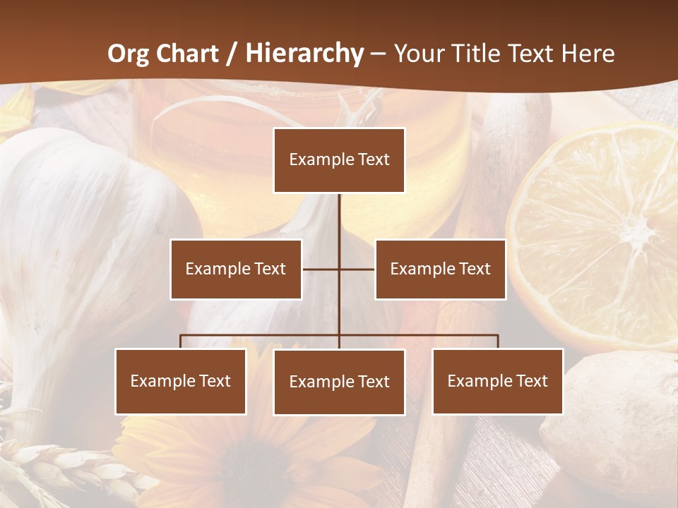 Rustic Table Healthy PowerPoint Template