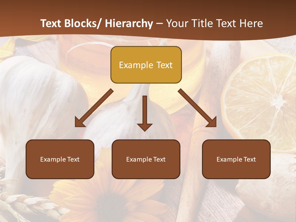 Rustic Table Healthy PowerPoint Template