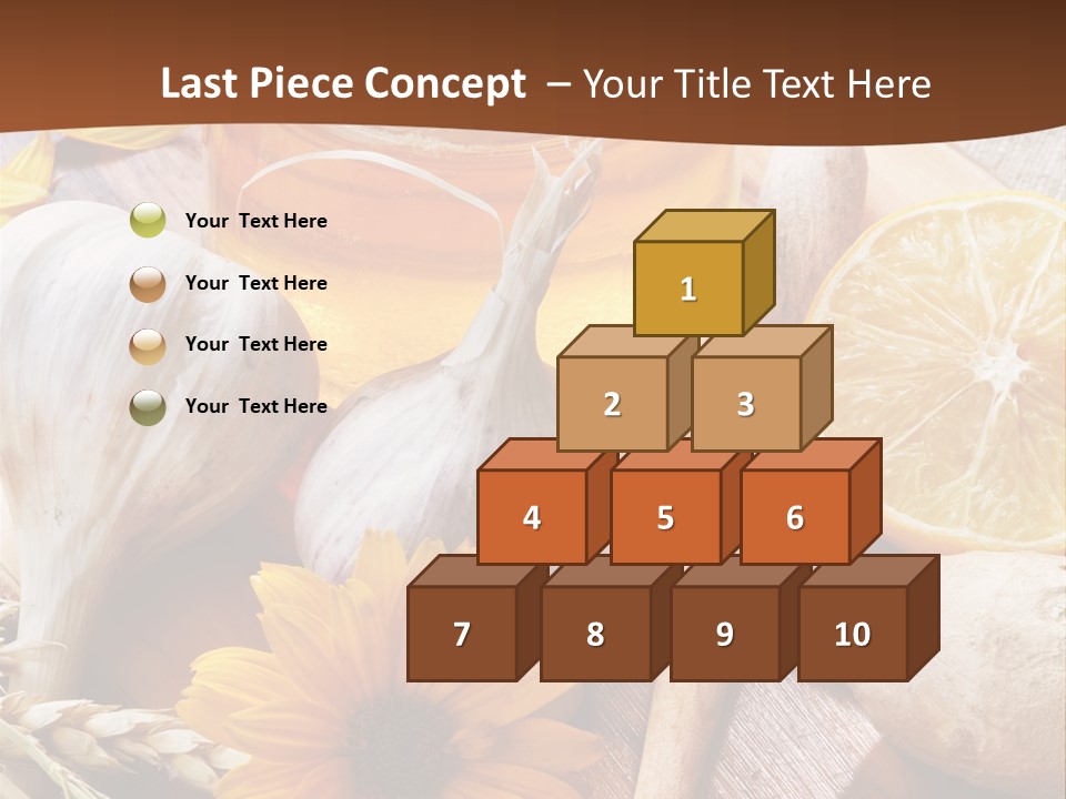 Rustic Table Healthy PowerPoint Template