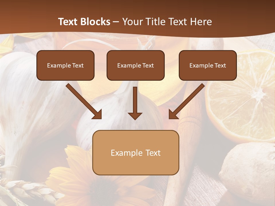 Rustic Table Healthy PowerPoint Template