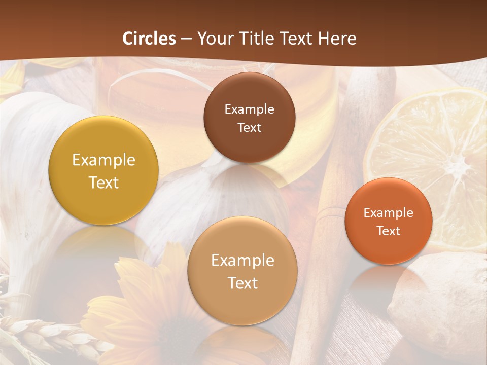 Rustic Table Healthy PowerPoint Template