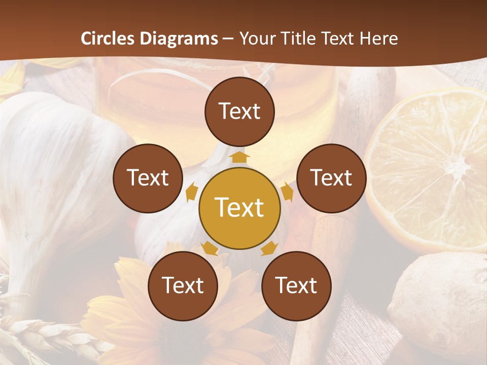 Rustic Table Healthy PowerPoint Template