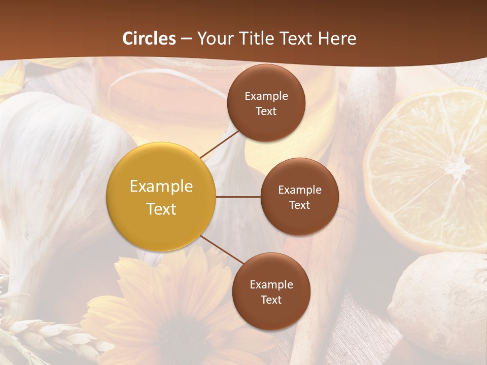 Rustic Table Healthy PowerPoint Template