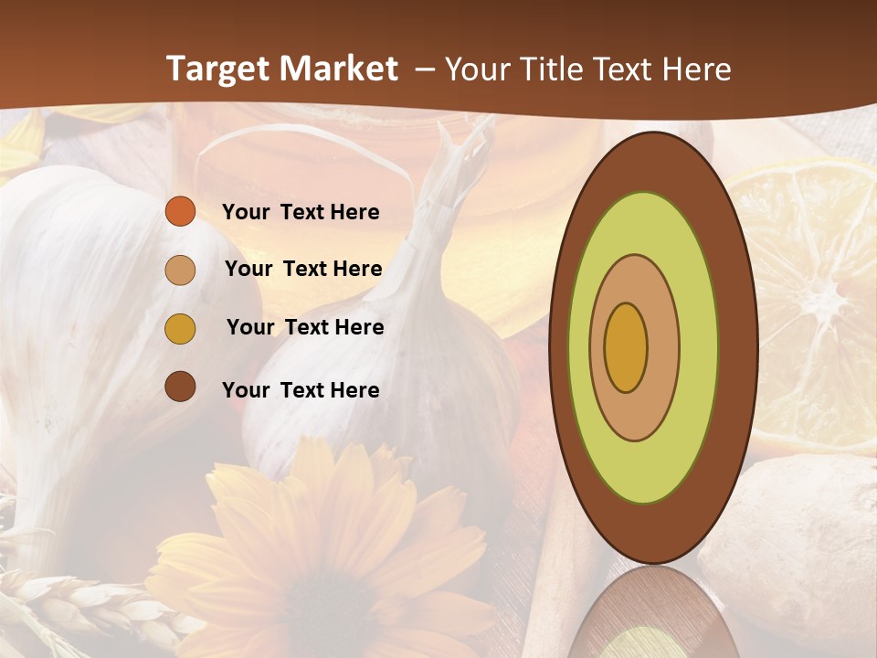 Rustic Table Healthy PowerPoint Template