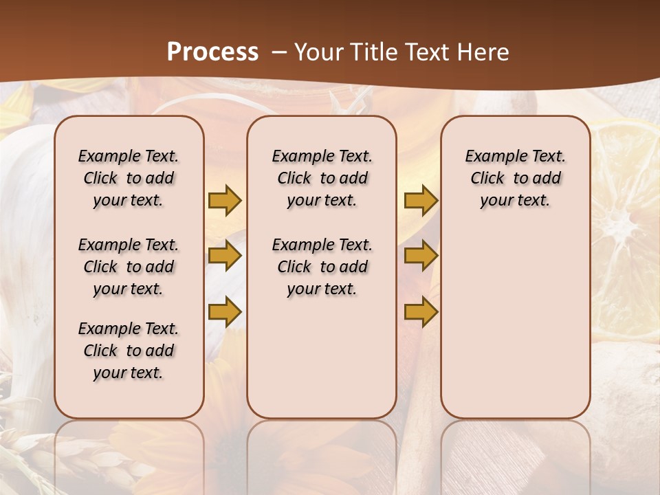 Rustic Table Healthy PowerPoint Template