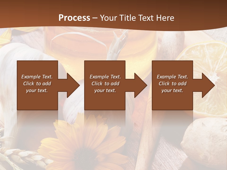 Rustic Table Healthy PowerPoint Template