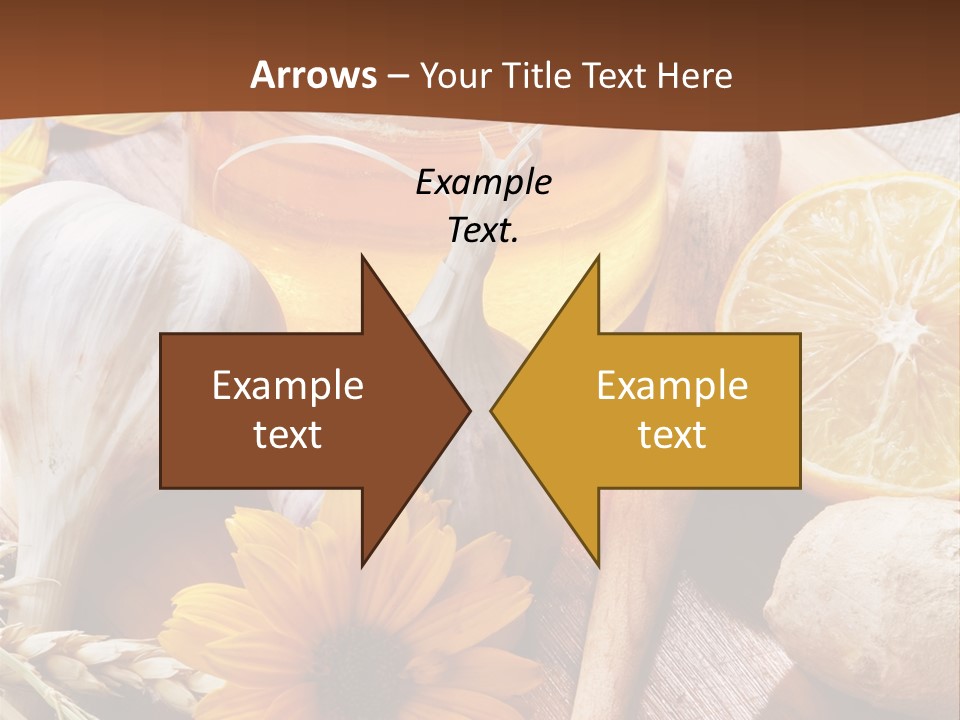 Rustic Table Healthy PowerPoint Template