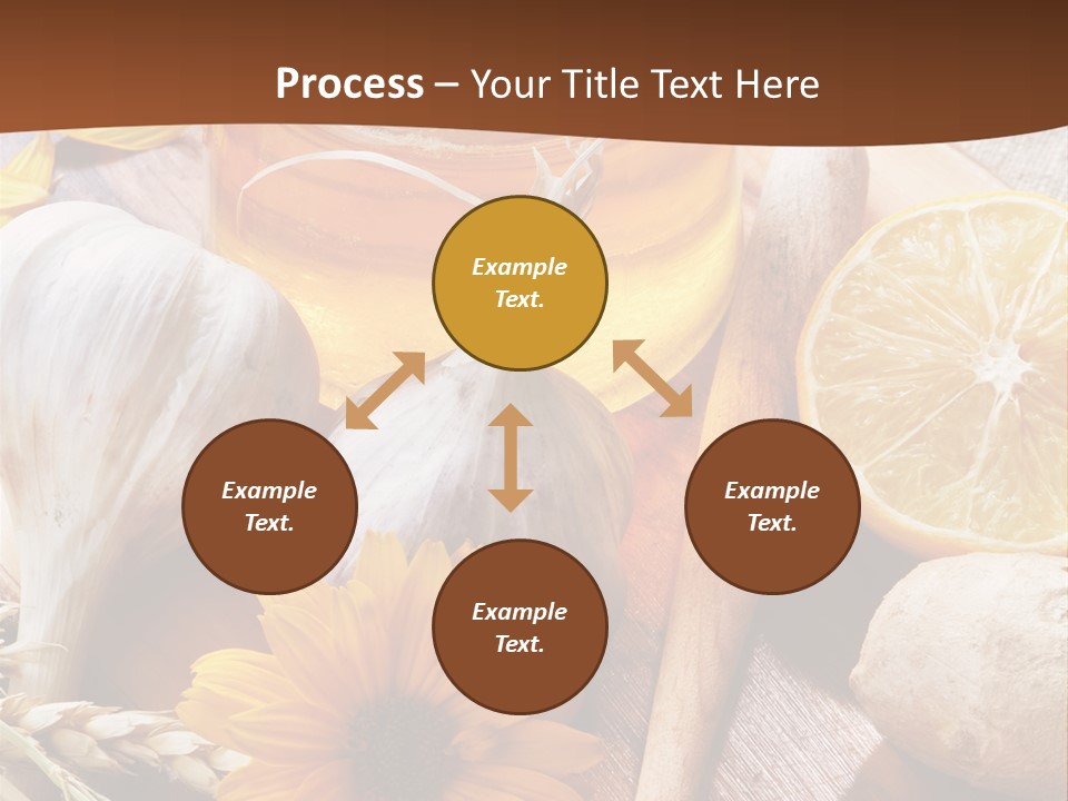 Rustic Table Healthy PowerPoint Template