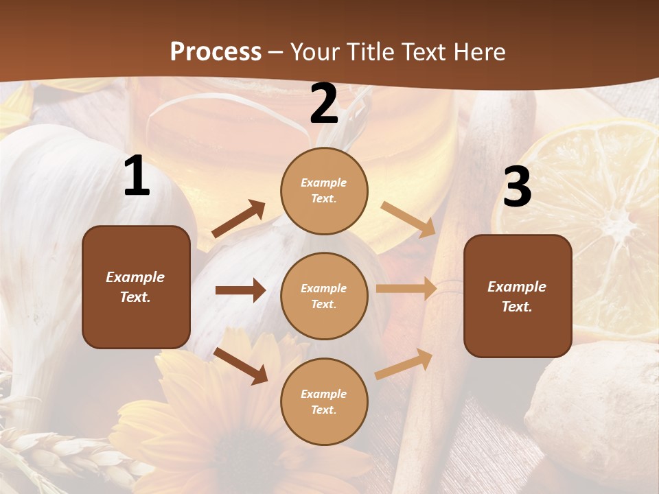 Rustic Table Healthy PowerPoint Template