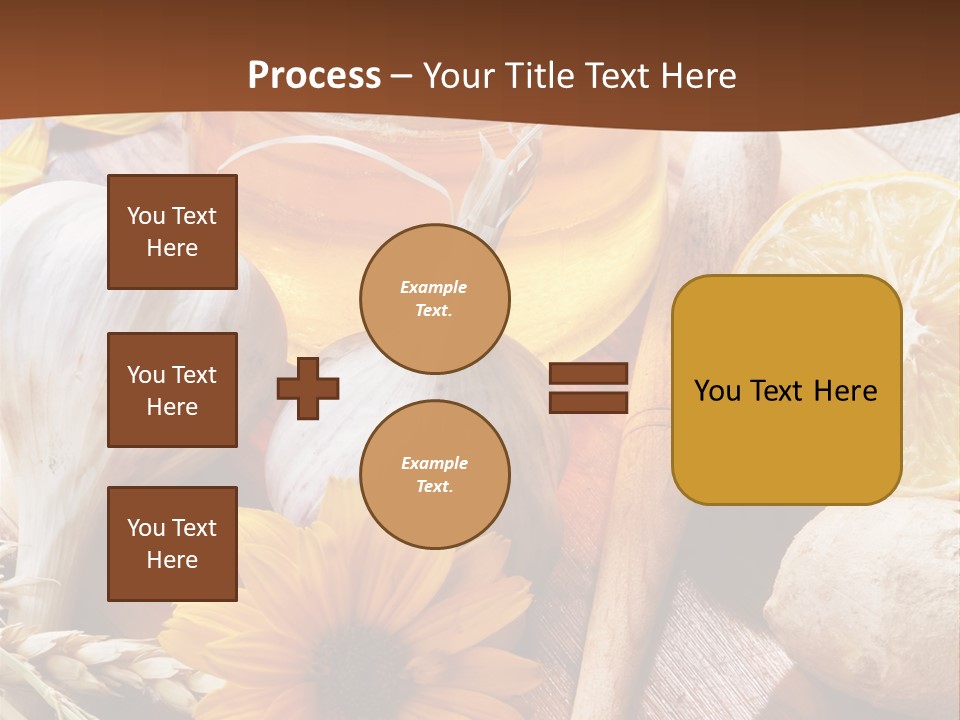 Rustic Table Healthy PowerPoint Template