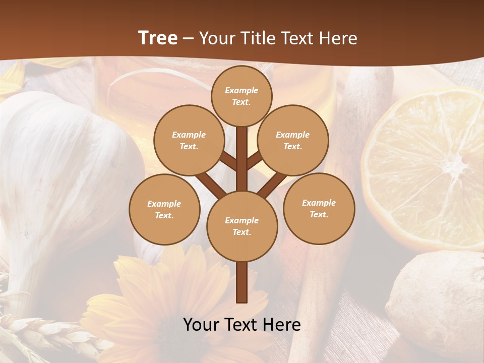 Rustic Table Healthy PowerPoint Template