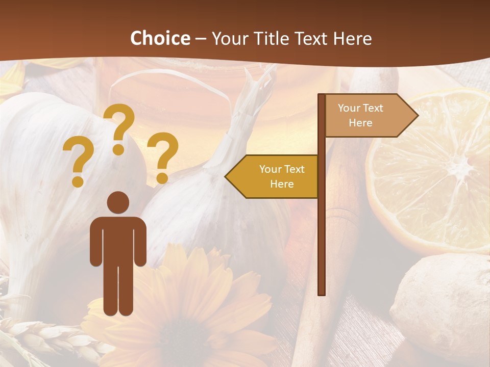 Rustic Table Healthy PowerPoint Template
