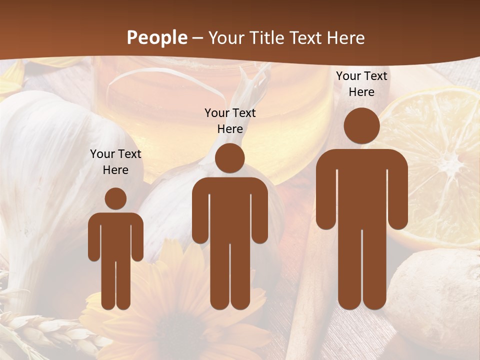 Rustic Table Healthy PowerPoint Template