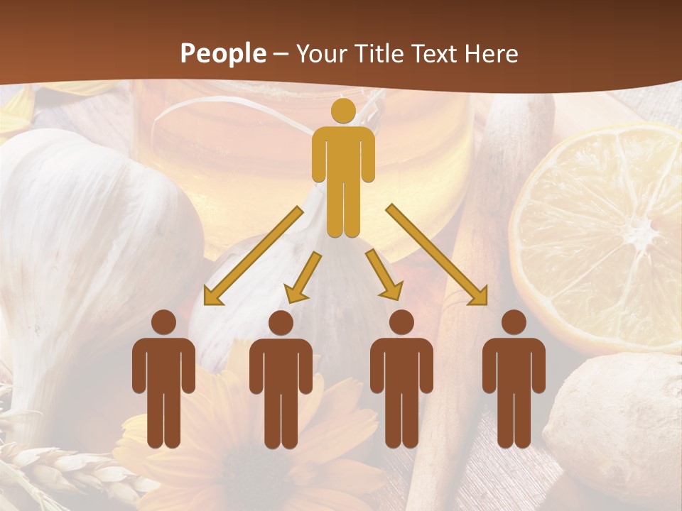 Rustic Table Healthy PowerPoint Template