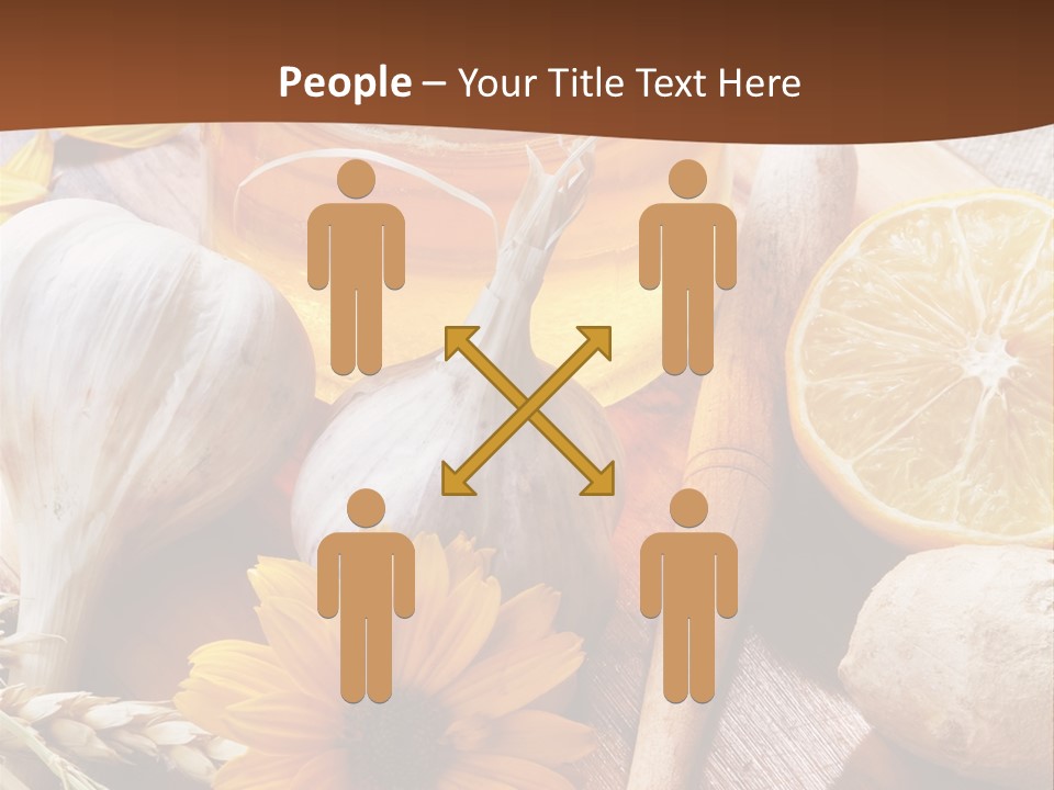 Rustic Table Healthy PowerPoint Template