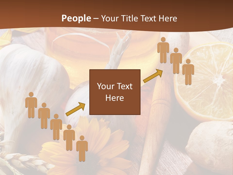 Rustic Table Healthy PowerPoint Template
