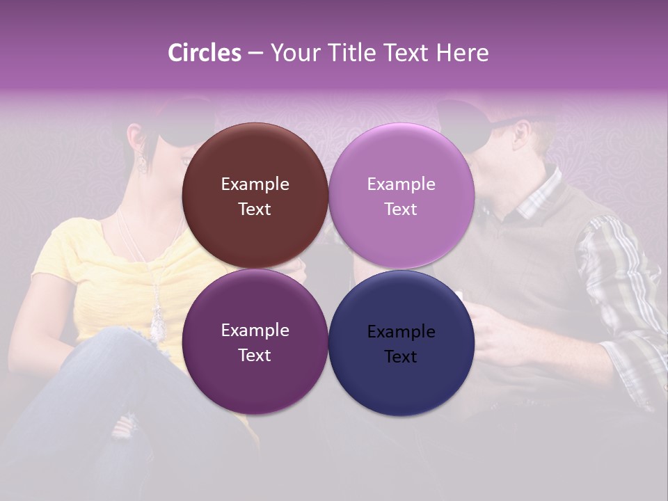 Social Smiling Role PowerPoint Template