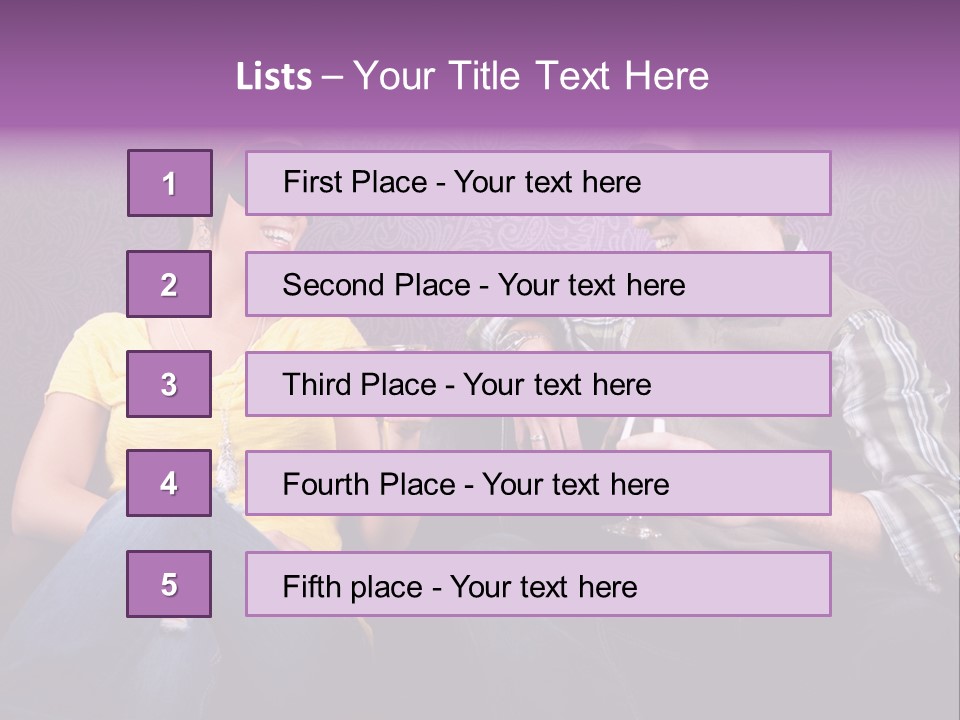 Social Smiling Role PowerPoint Template