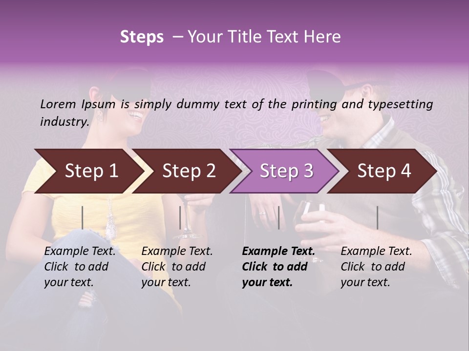 Social Smiling Role PowerPoint Template