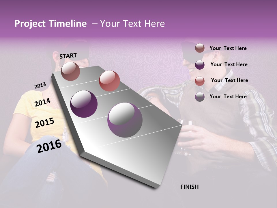 Social Smiling Role PowerPoint Template