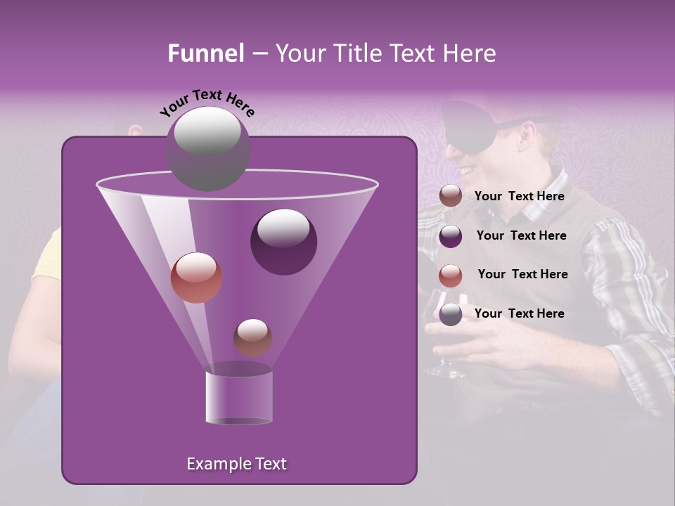 Social Smiling Role PowerPoint Template