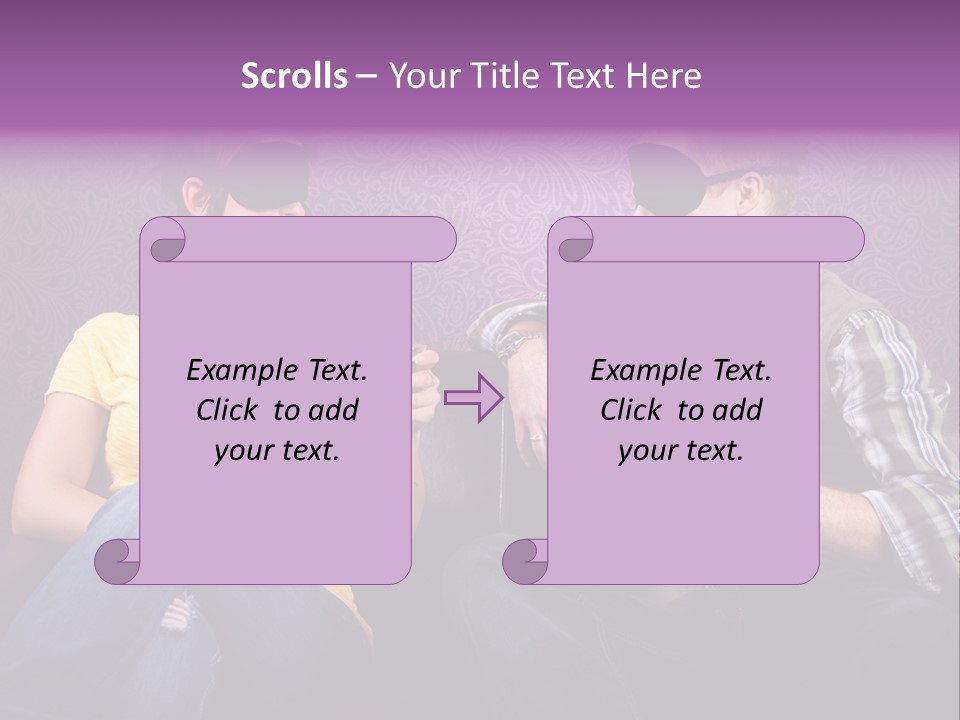 Social Smiling Role PowerPoint Template