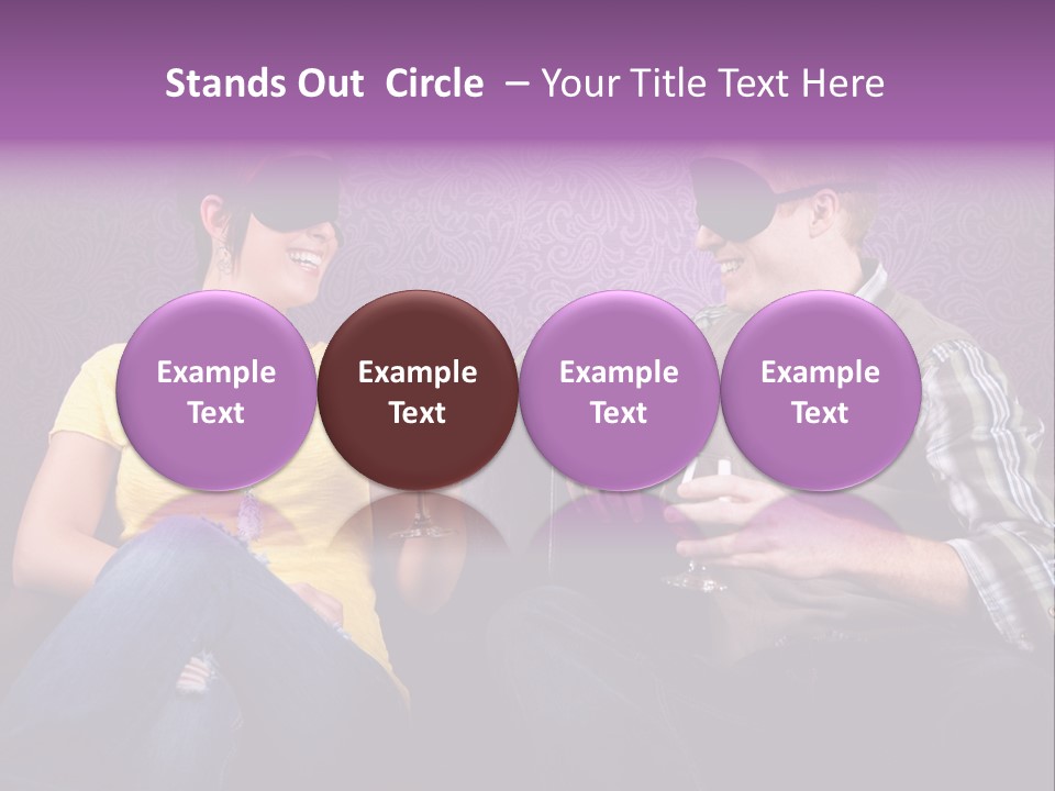 Social Smiling Role PowerPoint Template