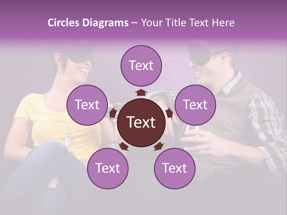 Social Smiling Role PowerPoint Template