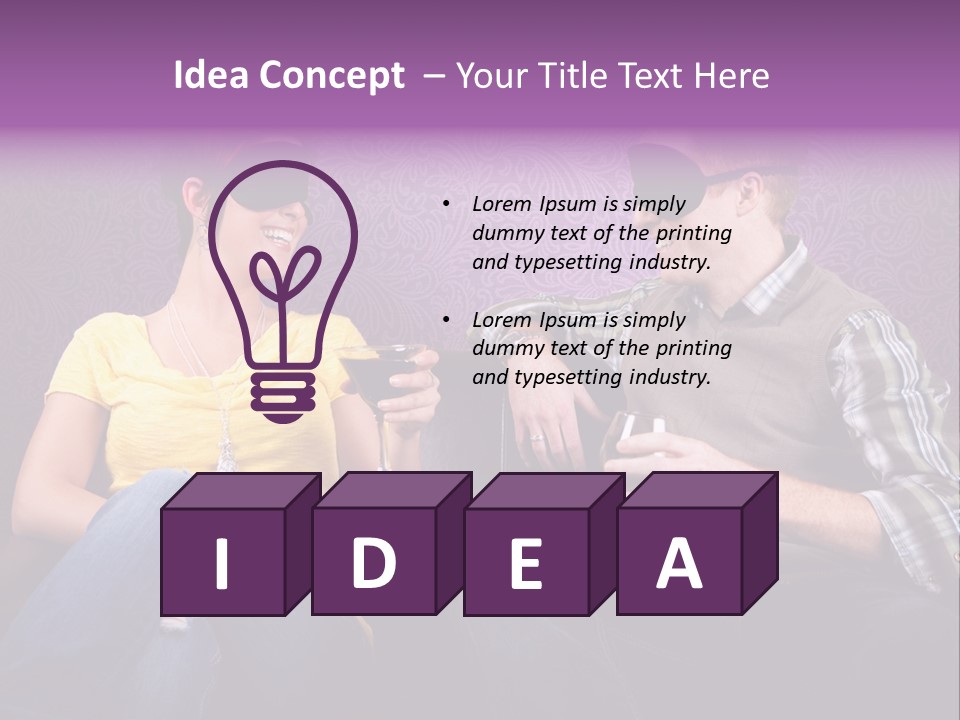 Social Smiling Role PowerPoint Template