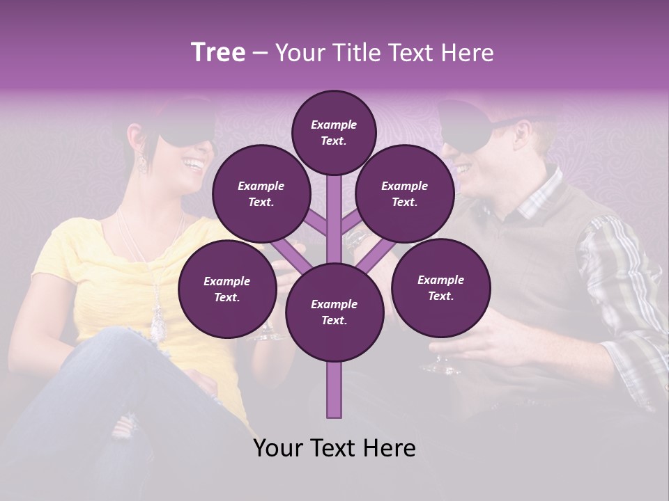 Social Smiling Role PowerPoint Template