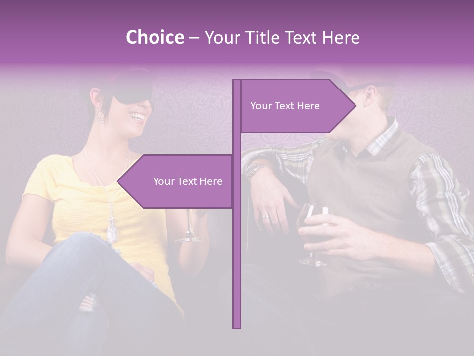 Social Smiling Role PowerPoint Template