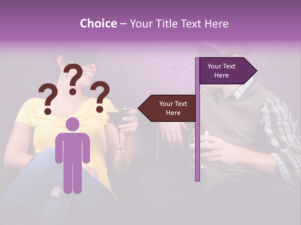 Social Smiling Role PowerPoint Template